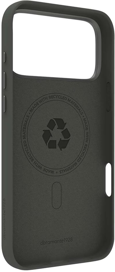 dbramante1928, Hoesje geschikt voor iPhone 17 Pro Max - Roskilde Icon MagSafe Ultra Duurzaam & Elegant, Zwart