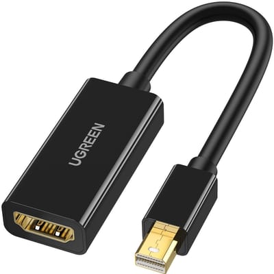 Ugreen MD112 Serie - Mini DisplayPort naar HDMI Adapter - 4K Resolutie - PlugPlay - Zwart