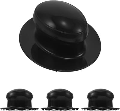 Handgrepen voor Pads - Wax Applicator - Auto Polijsten - Nauwkeurige Controle - 4 Stuks - Zwart