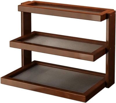 KZQ Mokkenrek voor Aanrecht - 3-Laags KoffieMok Houder en Bar Organizer - Ook voor Make-up Organizer op Toilet