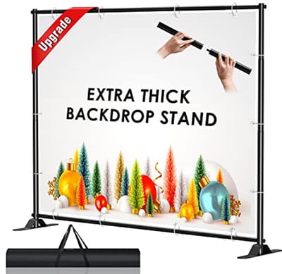 Dikke Achtergrond Bannerstand voor Feesten en Fotografie - Verstelbare Stand voor Beurzen en Promoties
