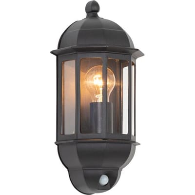 KS Verlichting Verona Muurlamp met Bewegingssensor Zwart