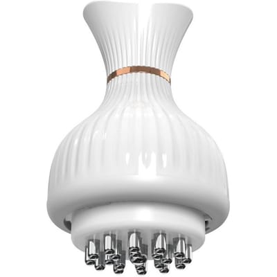 Elektrische meridiaanborstel voor huishoudelijk gebruik, lichaamsmassage, meridiaandredgering, fysiotherapie-instrument, gezondheidsschraapinstrument. white
