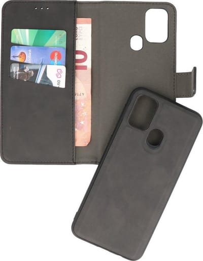 Bestcases 2 in 1 Book Case Telefoonhoesje Samsung Galaxy M31 - Zwart