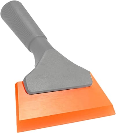 Raamwisser Auto - Tinting Schraper - Auto Reinigen - Ergonomisch Ontwerp - 17.5x12.5cm - Oranje