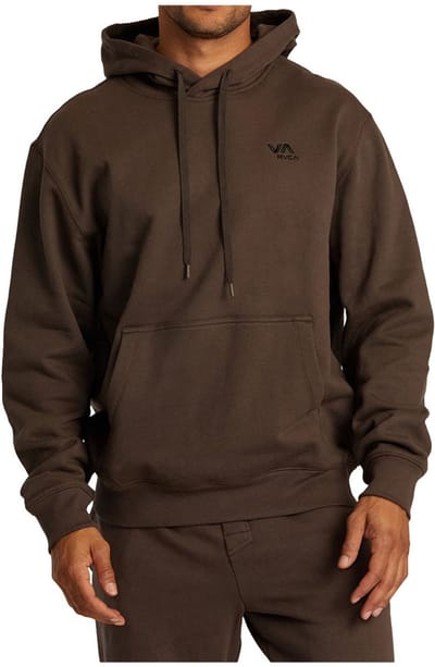 Rvca Avyft00328 Hoodie Bruin S Man