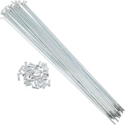 Fiets Spaken - Wiel Spaken - Fiets Reparatie - Gegalvaniseerd Koolstofstaal - 287mm 14G - Zilver
