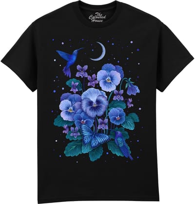 Bloemen Violet Flower The Coloured House T-shirt M