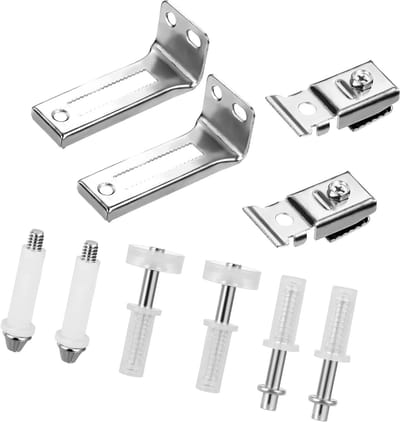 Bifold Deuren Hardware Reparatieset - Vervangingsonderdelen voor Vouwdeuren met Loopwiel en Pivotbeugel voor 7/8" tot 1" Rails