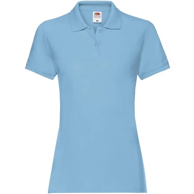 Damespolo Fruit of the Loom Premium