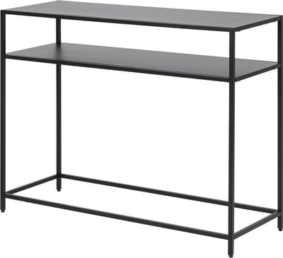 Lisomme Roy metalen sidetable zwart - 100 x 35 cm