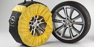 Wieltas Set - Velgen Beschermers - Banden Opslag - Originele Pasvorm - Maat L - Zwart
