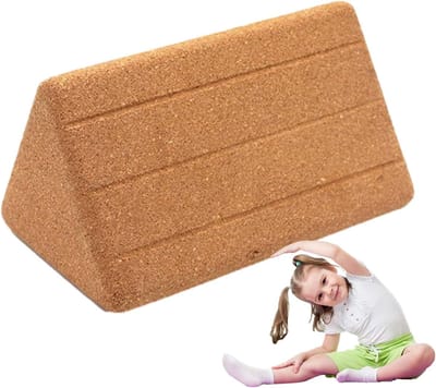 Yogablok - Oefenblok Pilates - Balans Verbeteren - Antislip Zweetabsorberend - ca. 195 x 11 cm - Natuurlijk