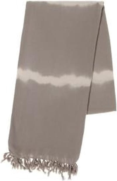 Lalay - Tie Dye Hamamdoek Taupe 170x90cm - taupe - 170 - 90 - dunne bamboe hamamdoek - pareo hamamdoek - sarong - bikini cover up