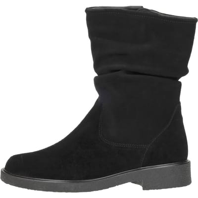 SUB55 Comfort Collection Giulia 01 Enkellaarsjes Plat - Zwart - Maat 36