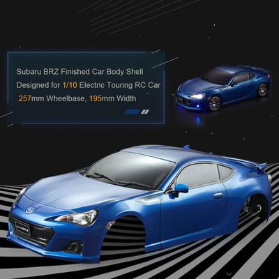 KillerBody RC Auto Carrosserie Frame Kit voor Subaru BRZ 1/10 Elektrische Toerwagen RC Racen DIY Onderdelen blauw