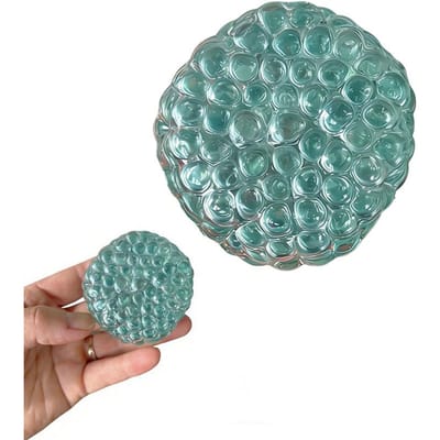 IJsballetjes Stressbal Fidget Speelgoed Zacht Squishy Knijpspeelgoed Voor Kinderen Volwassenen Sensorische Stressverlichting Voor Autisme Speciale Behoeften Cadeau blauw
