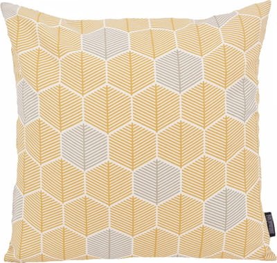 Hexagon Geel Kussenhoes | Katoen / Polyester | 45 x 45 cm