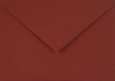 Gladde rode enveloppen C6 - 114 x 162 mm - A6 - 25 stuks - NK natgelijmde - 115 gram - Sirio Color - Netuno