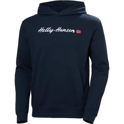 Helly Hansen Core Graphic Hoodie Blauw M Man