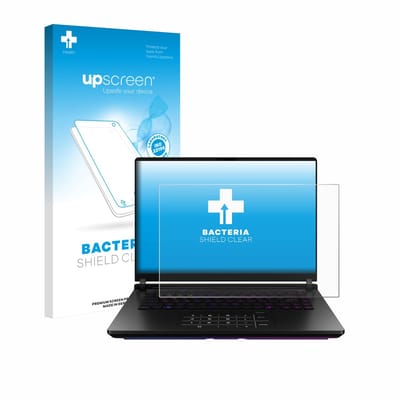 upscreen - Screenprotector voor ASUS ROG Strix SCAR 18 2025 - Folie Beschermfolie transparant antibacterieel