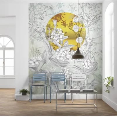 Komar Colours - Fotobehang Bouquet Noir - Behang - Inclusief Lijm - 200 x 250 CM.