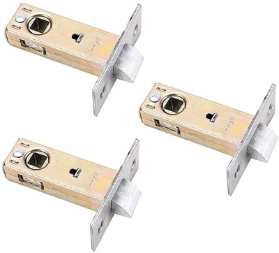 Store_9 - Deurvergrendeling - Kwaliteit - 3 stuks - Flat 45mm - Latch Catch - Geschikt voor rechts- en linkshandige deuren - Onzichtbaar