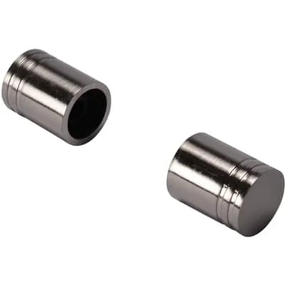 Decomode Gordijnknop Cylin.2 Rvs 20mm - 2 Stuks
