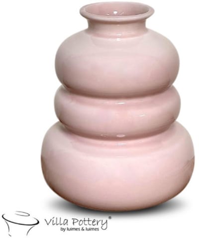 Vaas - Villa Pottery - Decoratie - Woondecoratie - Keramiek - Waterdicht - Bolla Vie 1_1 Pink