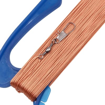 MTTProducts - Vliegerlijn met Wikkeltrommel - 100 meter lijn - Blauw - Vliegeraccessoires - Ideaal voor kinderen en volwassenen - Perfect voor strand e...