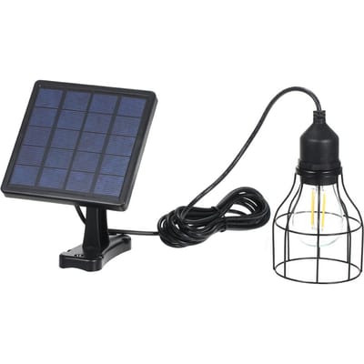Energie-hanglamp op zonne-energie E27 buitenlamp Gevoelig licht IP65 waterbestendigheid type 2