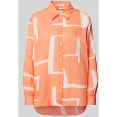 Blouse met all-overprint model 'Fumine'