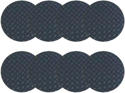 Fitness Matten - Vloerbeschermers - Apparatuur Beschermen - Dubbelzijdig Antislip - 8 Stuks - Zwart