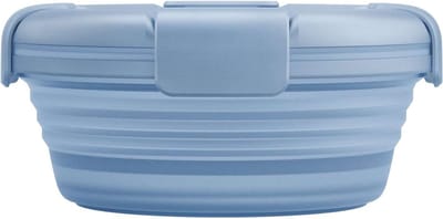 Stojo - Bowl - Vershouddoos / Lunchbox - met Deksel - 1,1 liter - Opvouwbaar - Herbruikbaar - Steel - Doorzichtig