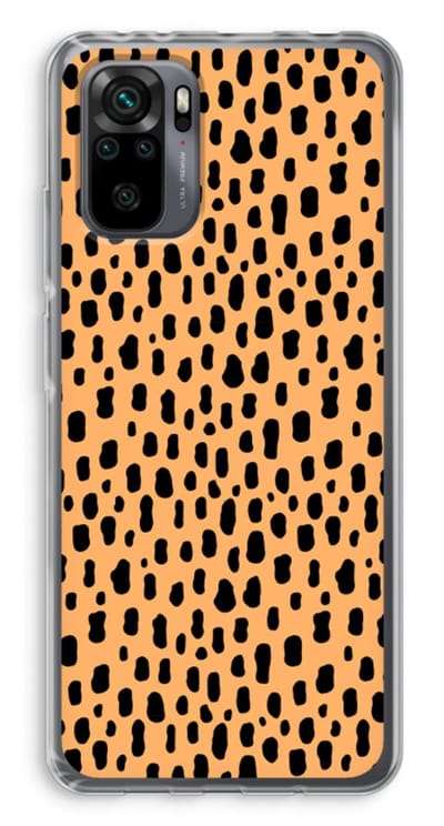 Case Company® - Hoesje geschikt voor Xiaomi Redmi Note 10 Pro hoesje - Panter - Soft Cover Telefoonhoesje - Bescherming aan alle Kanten en Schermrand
