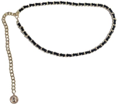 Dailygoods- Tailleketting Goud - Verstelbare Body Link Riem - Modieuze Tailleriem - Punk Riem - Geschikt voor Jongens/Meisjes - Hoogwaardig Metaal