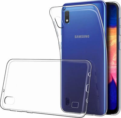 Hoesje - Geschikt voor Samsung Galaxy M10 / A10 - Sterk & Shockproof - Siliconen Case - Hoes Cover - Telefoonhoes - Transparant