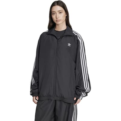 Adidas Originals Firebird Oversized Tracktop Black Größe: S | Sportjacken Outlet | Damen | Schwarz