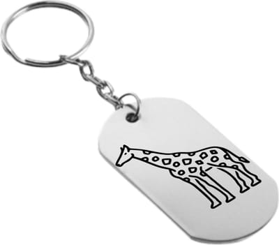 Akyol - Giraffe sleutelhanger - Sleutelhanger - Dieren liefhebbers - Dieren - Cadeau - Gift