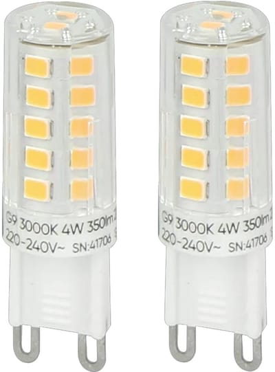 LED line LITE LED Insteeklamp G9 - 4W (vervangt 30W) - 350lm - Ø16mm - 230V - Energiezuinig - 2 stuks