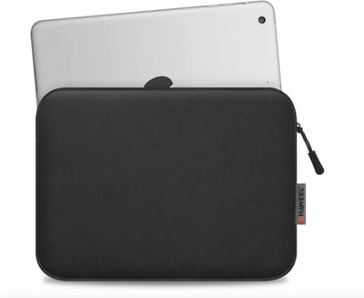 Bescherm-Opberg Hoes Pouch Sleeve geschikt voor Apple iPad 10 - 10.9 - 2022 Zwart