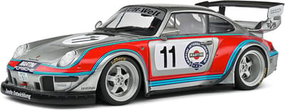 1:18 RWB Bodykit Martini Grey Model Auto