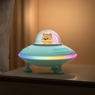 Draagbare Bluetooth Speaker met RGB Verlichting - Nighthlight Spreker voor Jongens, Gaming Room Decoratie en Cadeau Idee