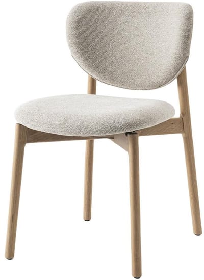 Tower Living Eetkamerstoel Pimonte - Beige Stof - 59x49x81cm