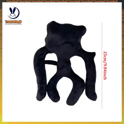 Treasuringu Ontsnap Uit De Achterkamer Pluche Speelgoed Horror Spel Gevulde Poppen Halloween Pluche Speelgoed Kinderen Verjaardagscadeaus black