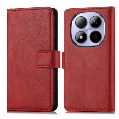 imoshion Hoesje - Geschikt voor Xiaomi Redmi Note 15 Pro (4G) - Luxe Bookcase - Bordeaux