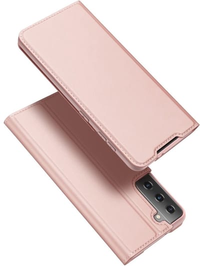 Dux Ducis - Pro Serie Slim wallet hoes - Geschikt voor Samsung Galaxy S21 Plus / S21+ - Rose Goud