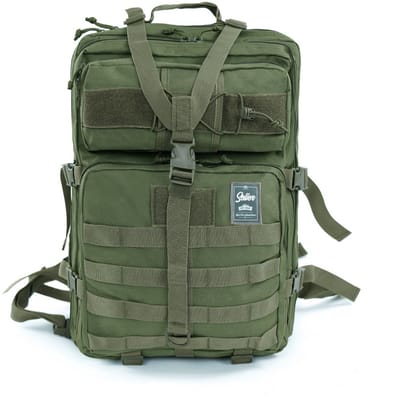 Solier SV23 Grimnar tactische rugzak 50 liter – robuuste outdoor- en trekkingrugzak met MOLLE-systeem, groen