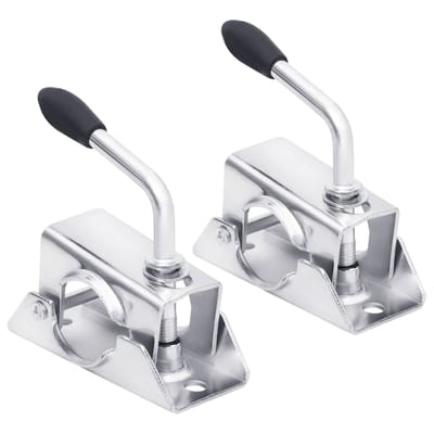 vidaXL - Neuswielklemmen - 2 - st - 13,5x6,5x14 - cm - gegalvaniseerd - staal