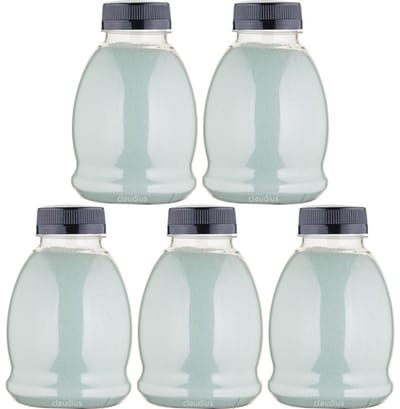 Scrubzout Hammam Herbal - 375 gram - Fles met zwarte dop - Set van 5 stuks - Hydraterende Lichaamsscrub